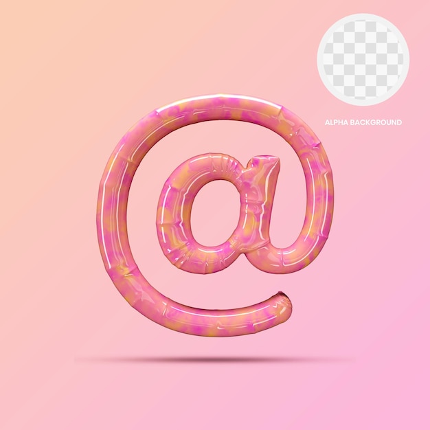 PSD w lollipop 3d render