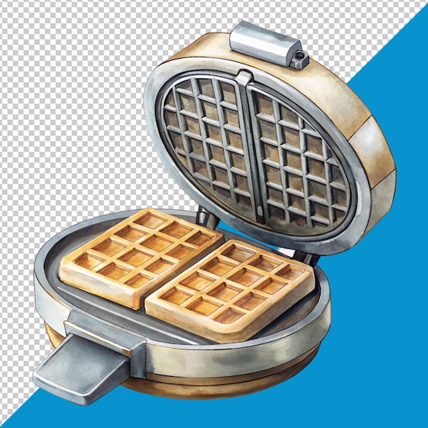 Wafelmaker op doorzichtige achtergrond