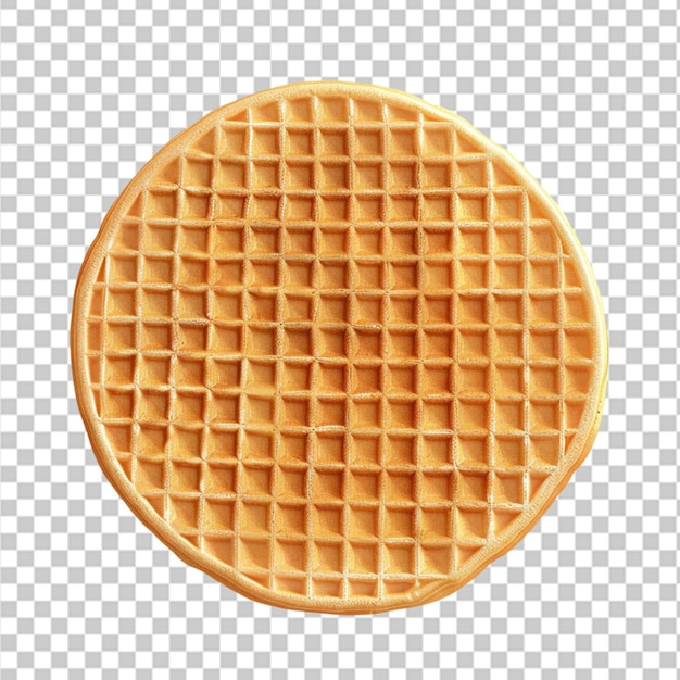 Waffels geïsoleerd op een doorzichtige achtergrond