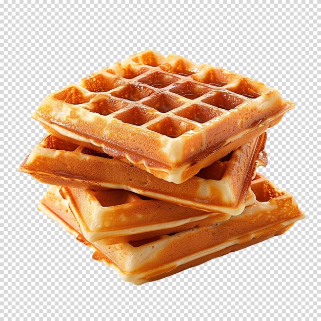 PSD waffle day isolated on transparent background