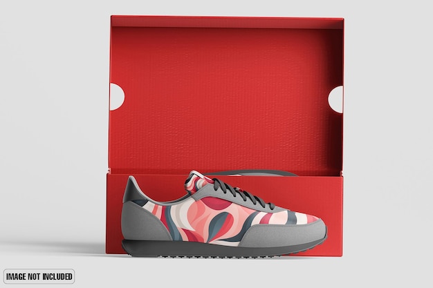 Waffle Trainer Sneakers Mockup