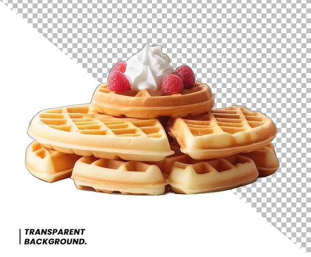 Waffle transparent background