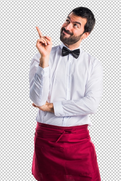 waiter thinking