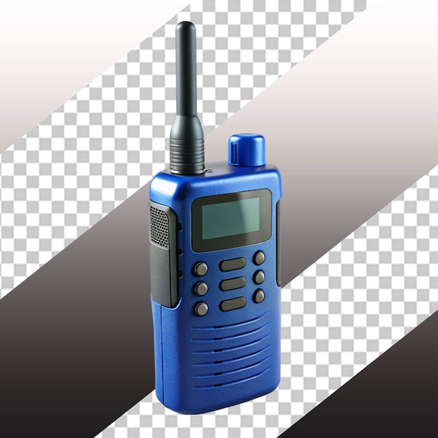 PSD Икона walkie talkie изолирована иллюстрация 3d-рендера