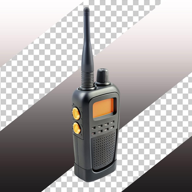 PSD walkie talkie icoon geïsoleerd 3d render illustratie