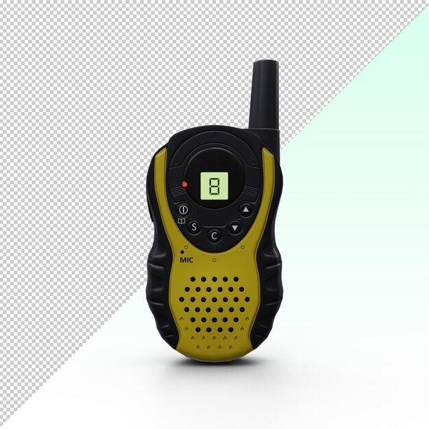 PSD walkietalkie geïsoleerd