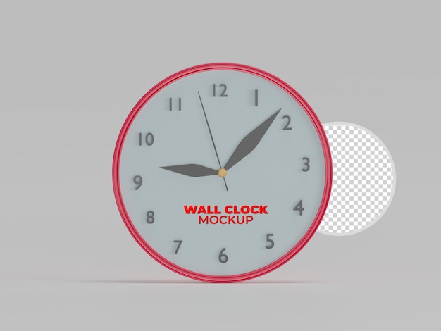 Wall clock mockup