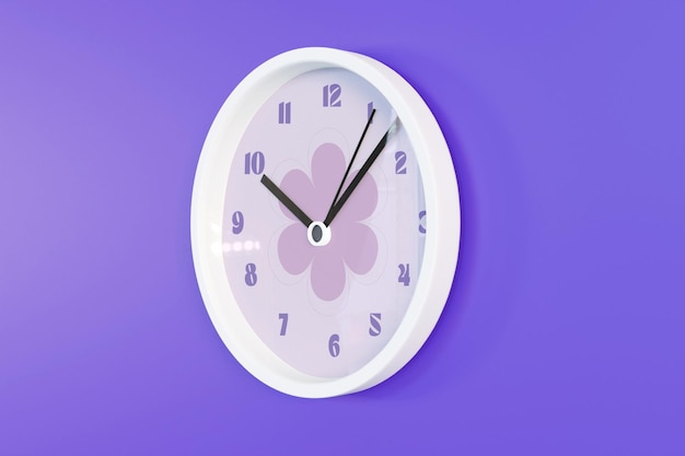 Wall clock mockup