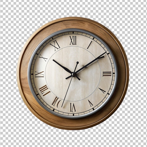 Wall clock on white background