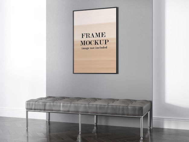 Wall frame mockup for your artwork
