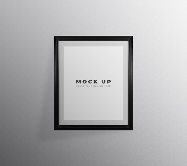 PSD wall frame mockup