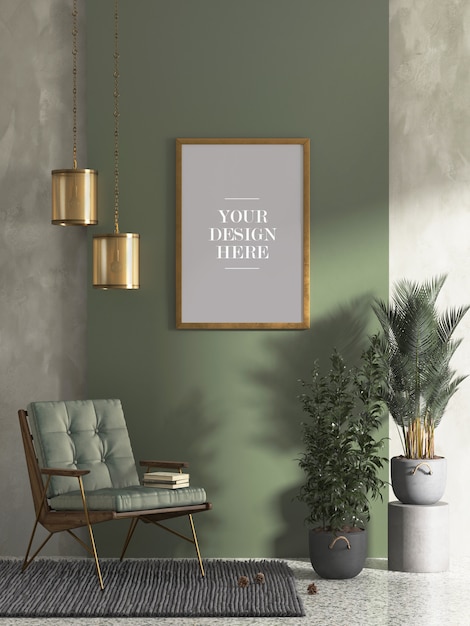 PSD wall frame