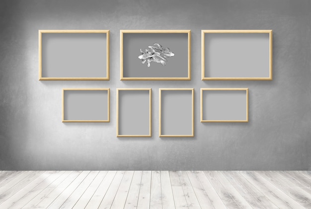 PSD wall of frames