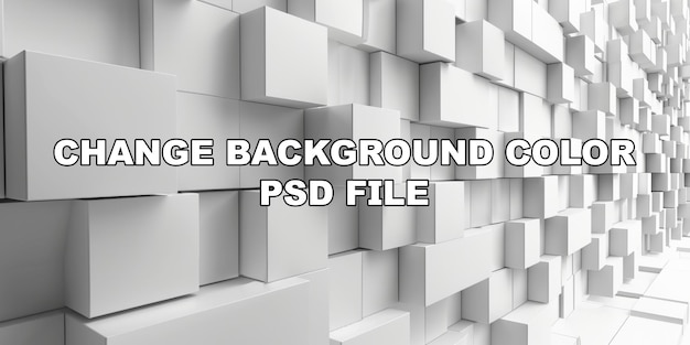 PSD a wall made of white blocks stock background