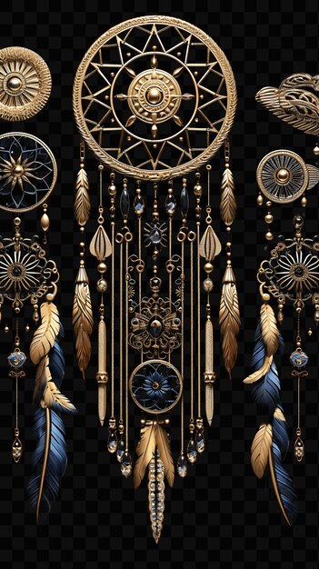 PSD a wall of mechanical clocks with a blue and gold design