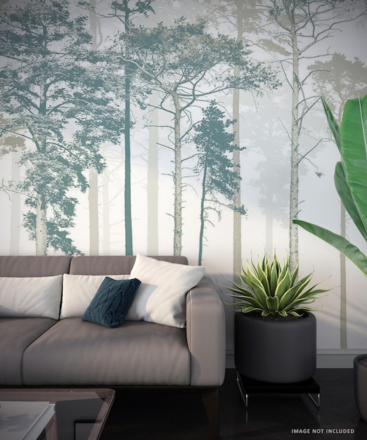 wall mockup design