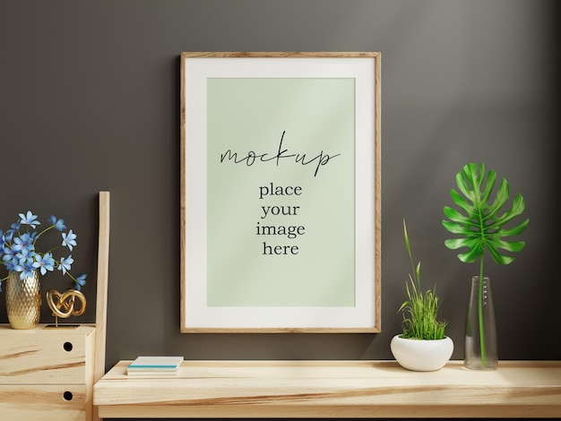 Wall Photo frames mockups