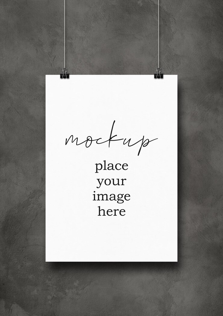 Wall Photo frames mockups