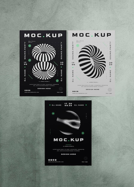 wall poster mockup design