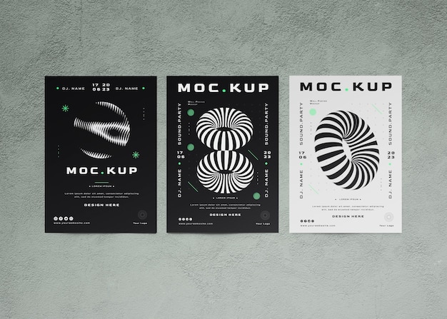 wall poster mockup design