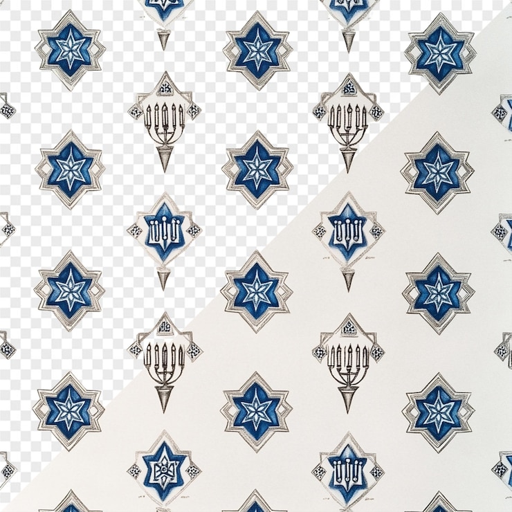 PSD a wall with a blue star design that says quot tp quot on it