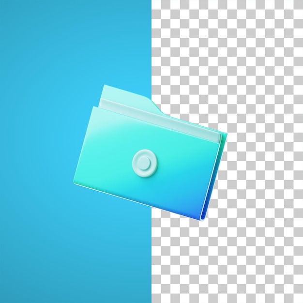 Wallet icon 3d illustration