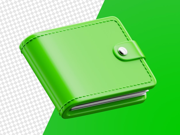 PSD wallet icon green