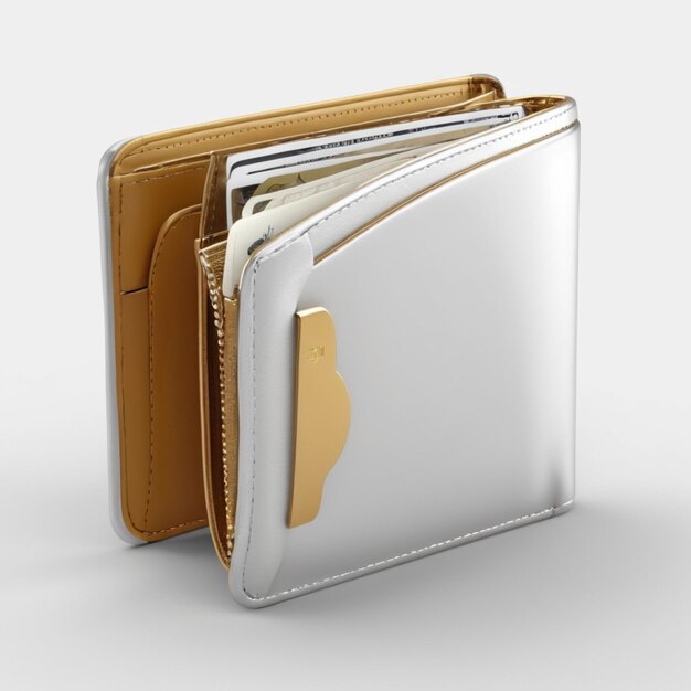 Wallet psd on a white background
