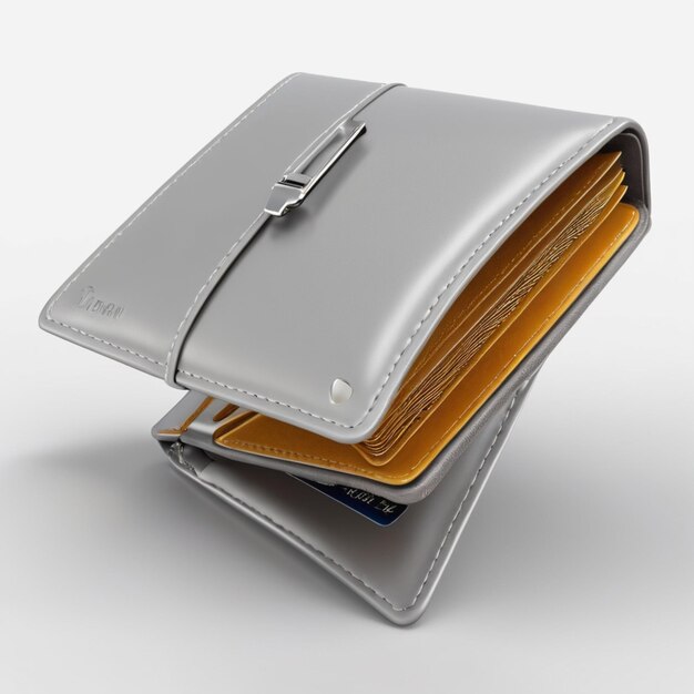 Wallet psd on a white background