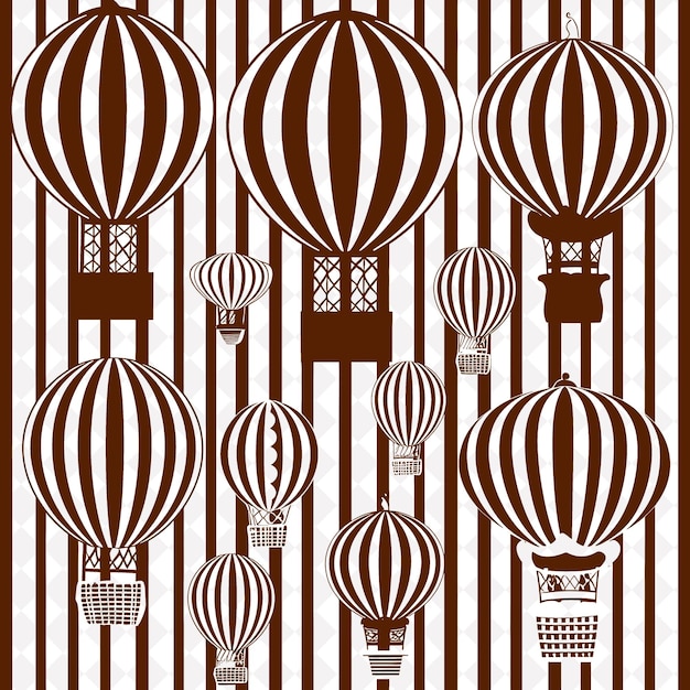 PSD a wallpaper design with a design that says quot hot air balloon quot on it