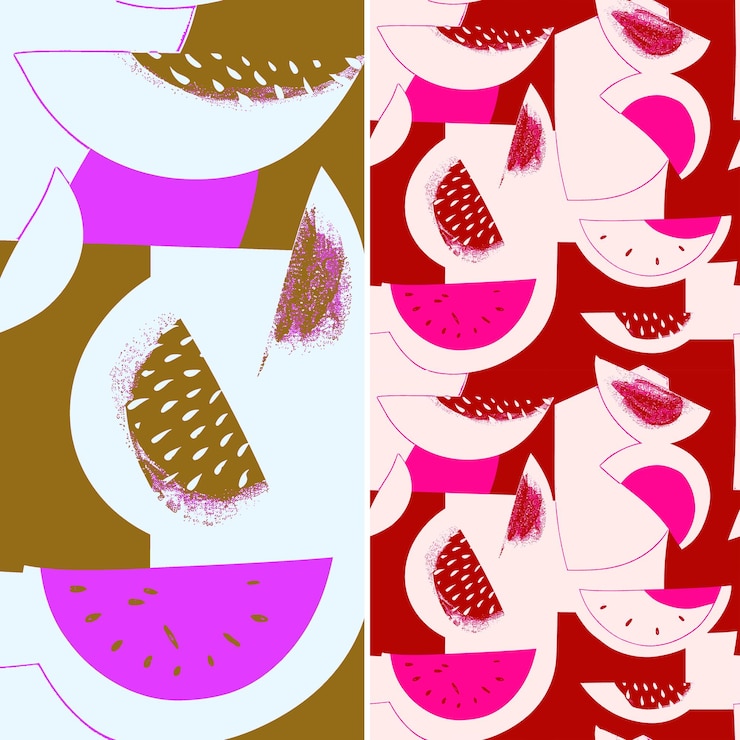 PSD the wallpaper has a pattern that says ice cream on it