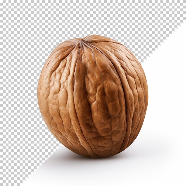 PSD walnut isolated on transparent background