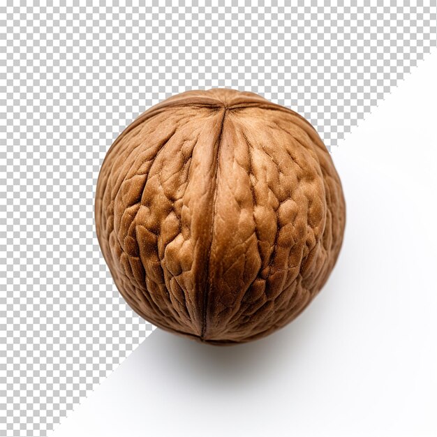 PSD walnut isolated on transparent background