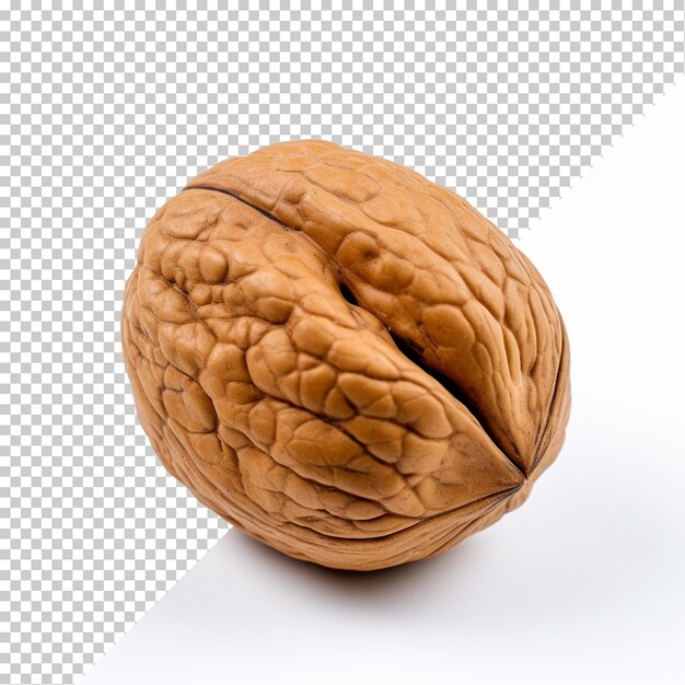 PSD walnut isolated on transparent background