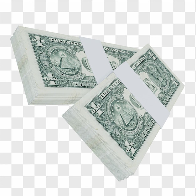 Waluta Usa Dolar 1: Stos Banknotów Usa Dolar Usa