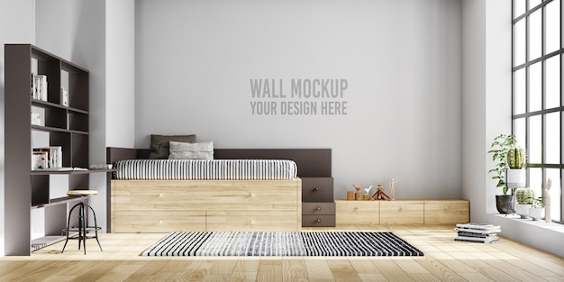 Wandmodel kinderkamer slaapkamer met decoraties