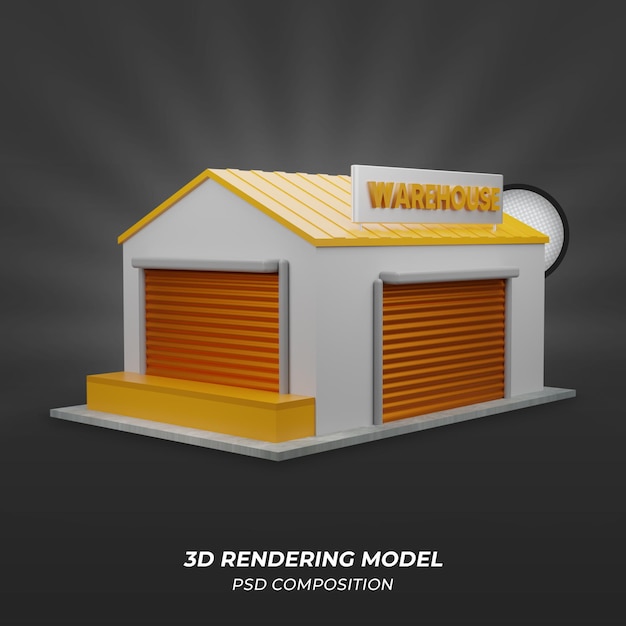 Warehouse 3d model