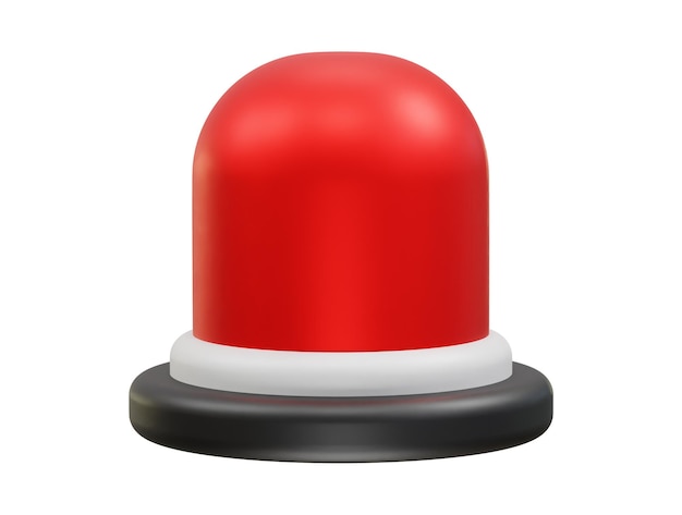 Warning light icon illustration