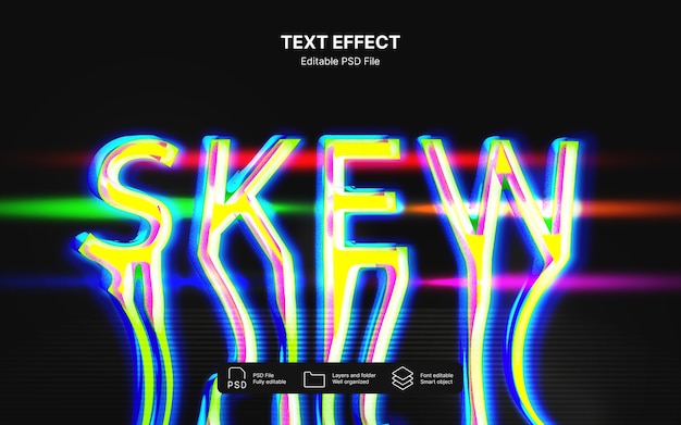 Warp-teksteffect