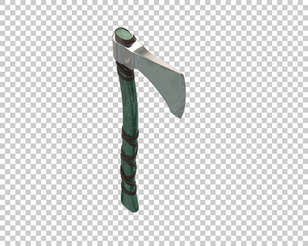 Warrior axe isolated on background 3d rendering illustration