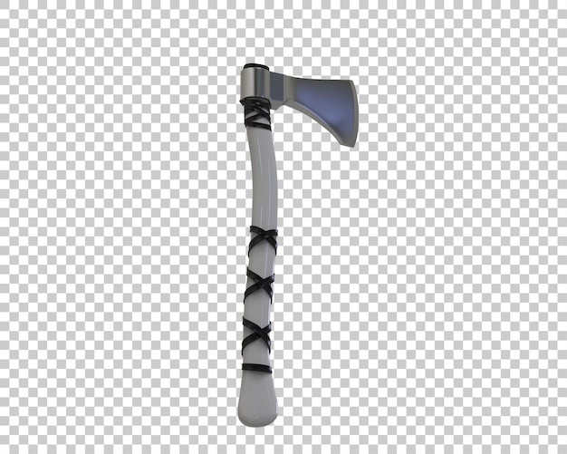 Warrior axe isolated on background 3d rendering illustration