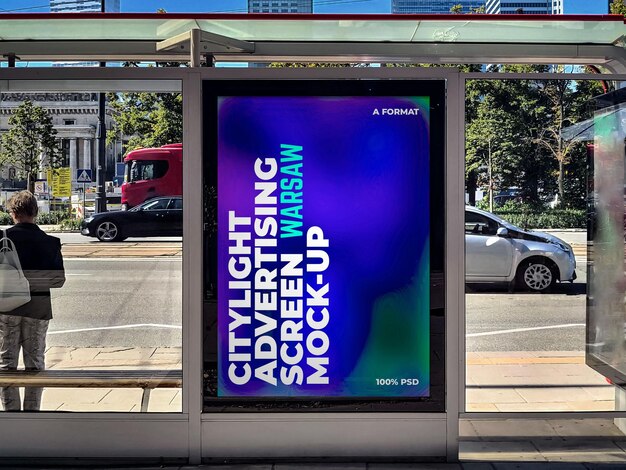 Warsaw citylight advertising screen mockup 13 v3 2