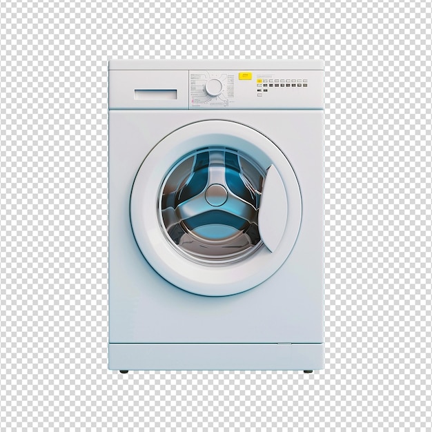 PSD washing machine isolated on transparent background png