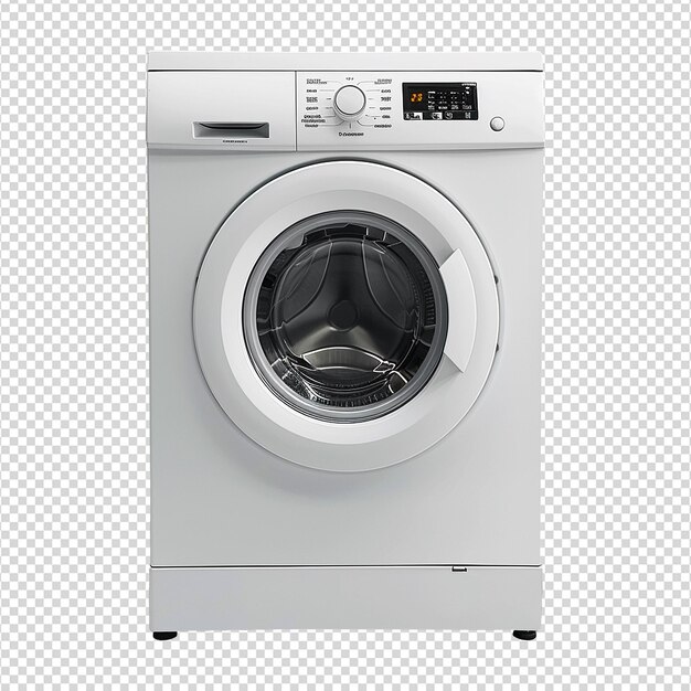 PSD washing machine isolated on transparent background png