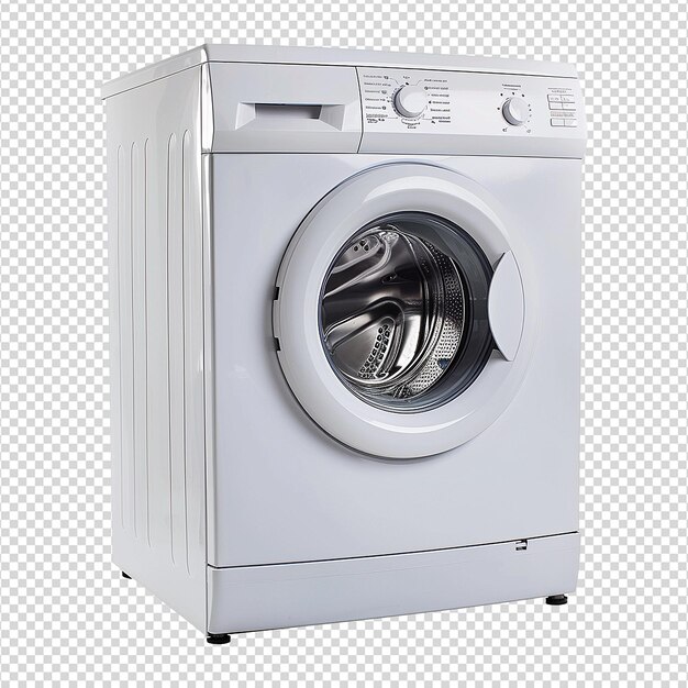 PSD washing machine isolated on transparent background png