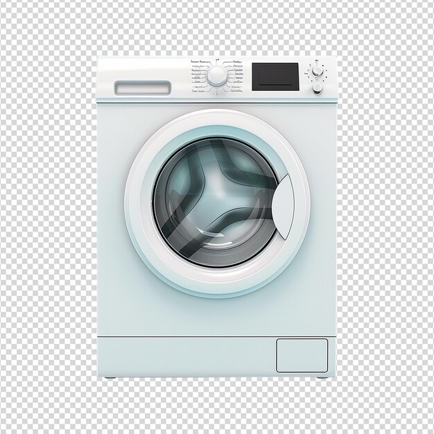 Wasmachine geïsoleerd op doorzichtige achtergrond png