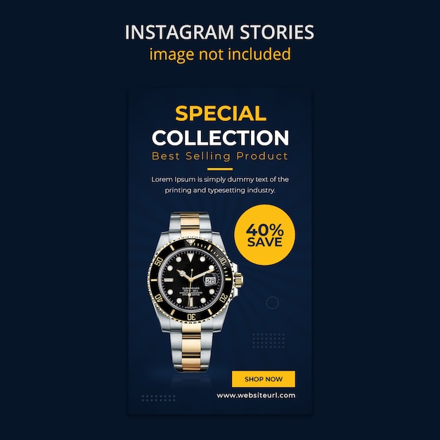 PSD watch social media instagram stories