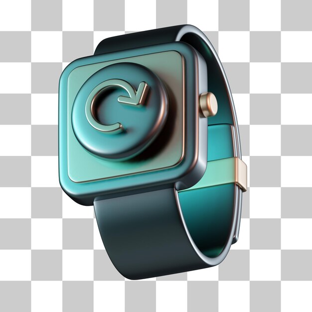 PSD watch update 3d icon