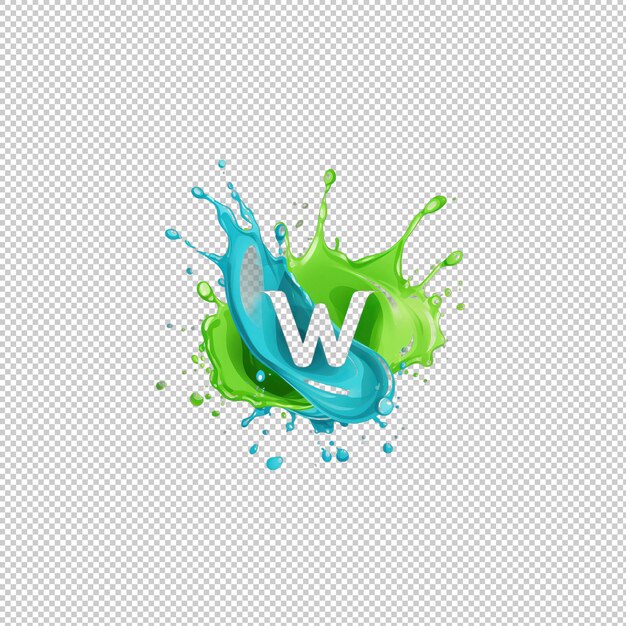 Watecolor Logo 7up Izolowane Izolowane Tło