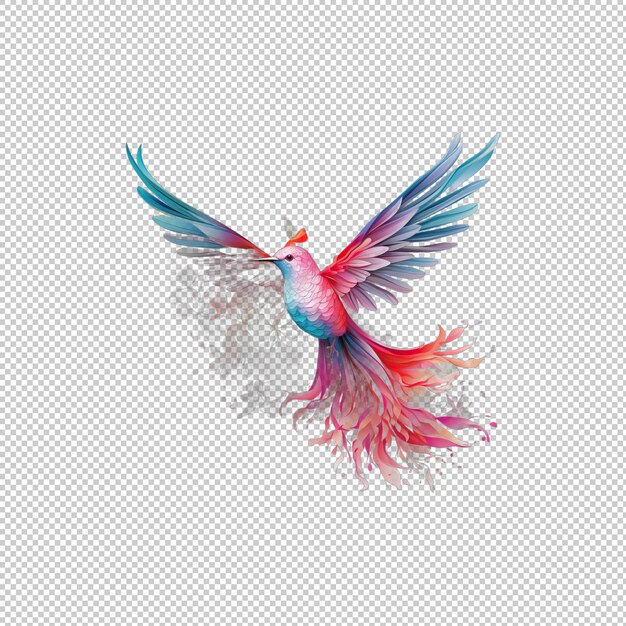 PSD watecolor logo paloma isolated background isol